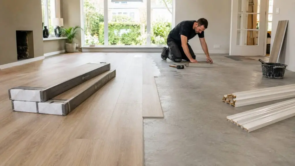 Pvc vloer kosten voor materiaal, voorbereiding, leggen en afwerking