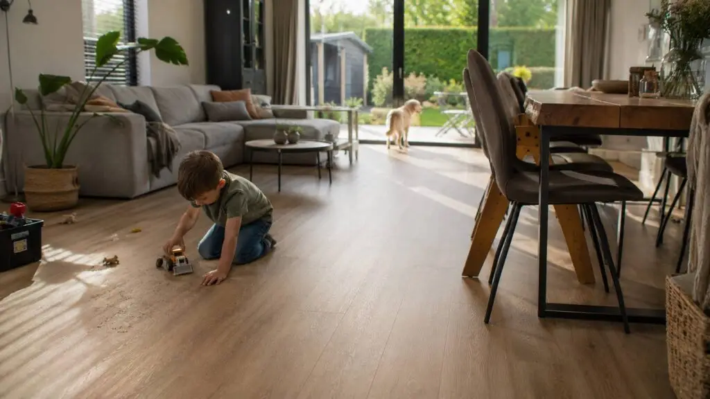 Pvc vloer voordelen en nadelen in een drukke gezinswoning